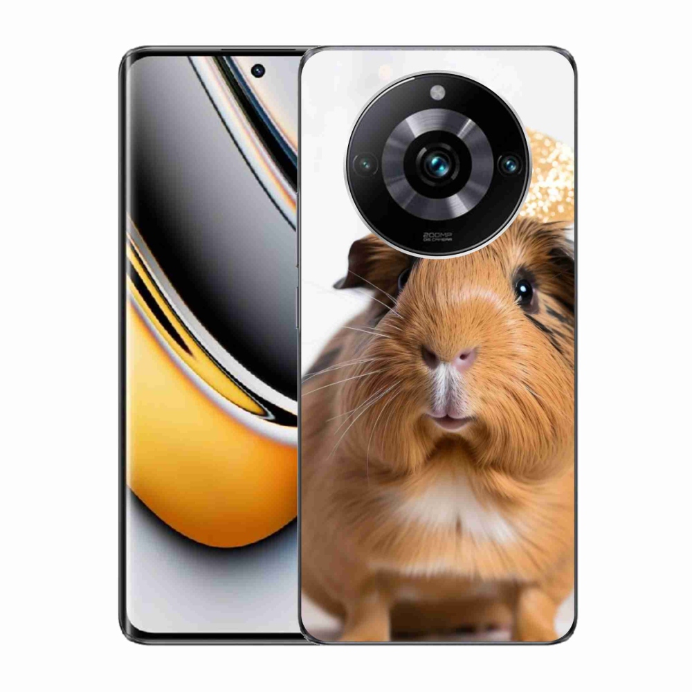 mmCase géltok a Realme 11 Pro 5G/11 Pro+ 5G készülékekhez – barna tengerimalac