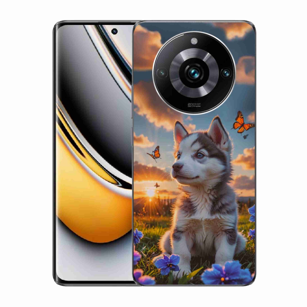 mmCase gél tok a Realme 11 Pro 5G/11 Pro+ 5G készülékekhez – husky naplementekor