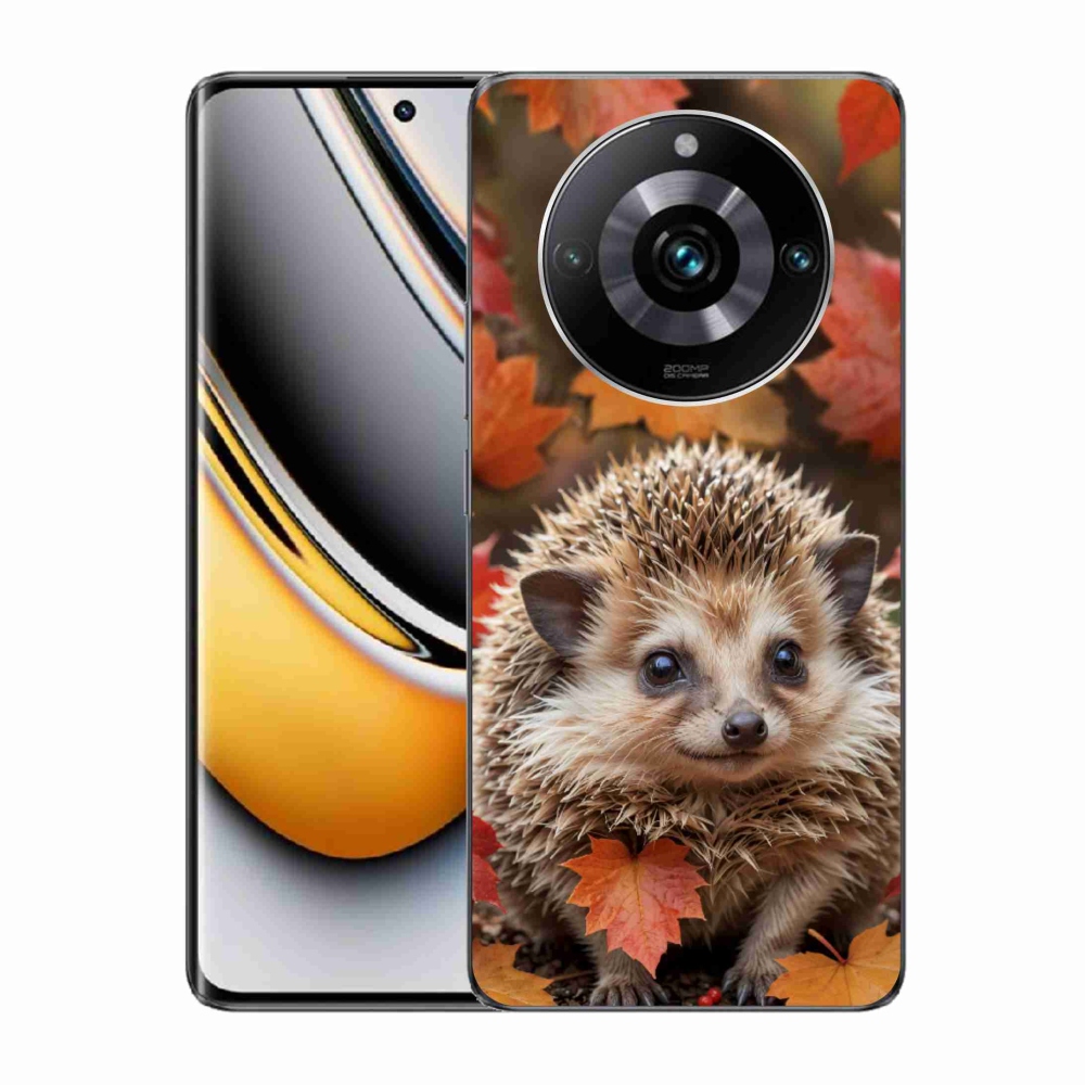 mmCase géltok a Realme 11 Pro 5G/11 Pro+ 5G készülékekhez – sün a levelek között