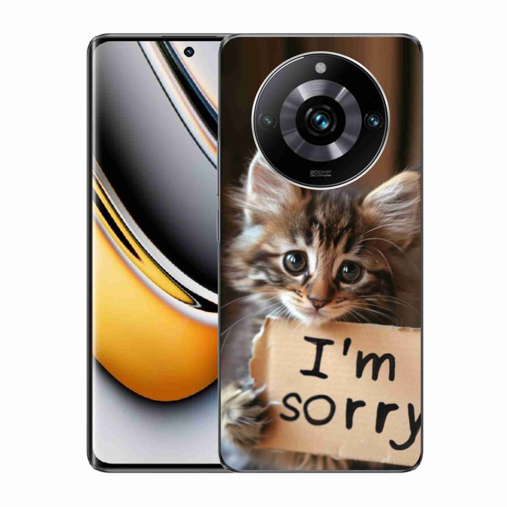mmCase géltok a Realme 11 Pro 5G/11 Pro+ 5G készülékekhez – „macskás” mintával