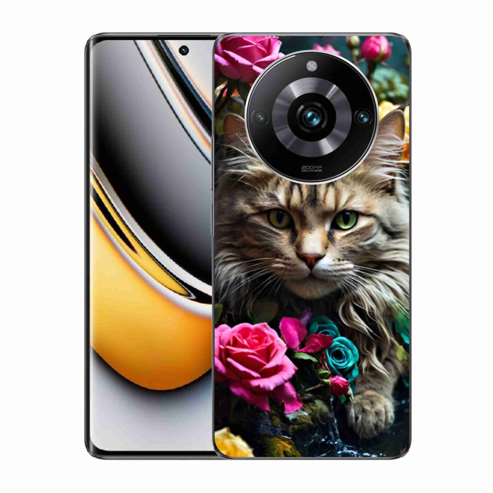 mmCase géltok a Realme 11 Pro 5G/11 Pro+ 5G készülékekhez – macskás mintás 2