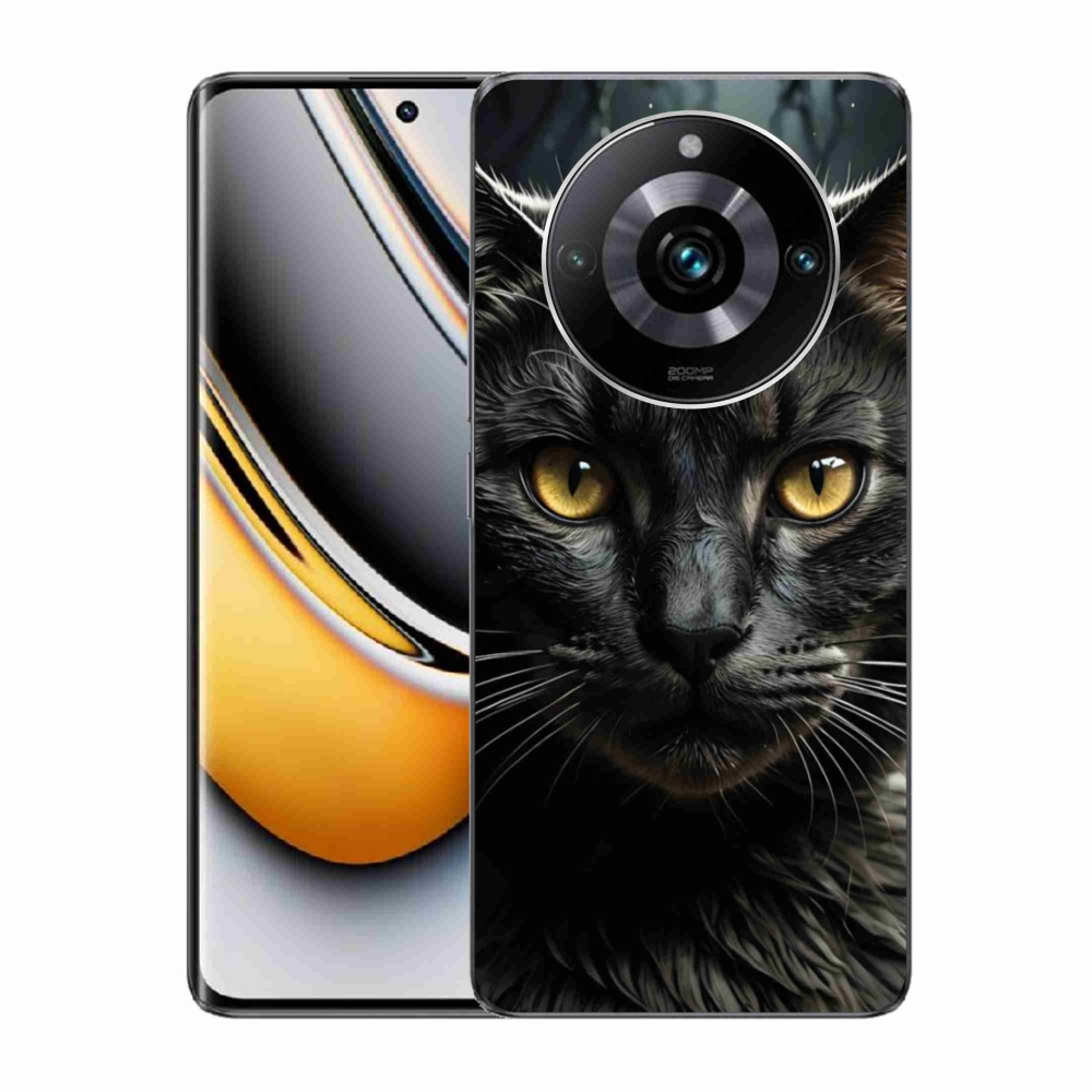mmCase géltok a Realme 11 Pro 5G/11 Pro+ 5G készülékekhez – macskás mintázat 3