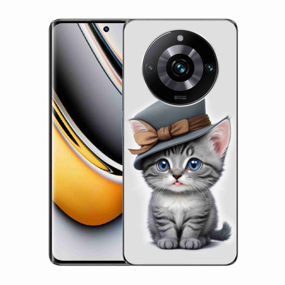 mmCase gél tok a Realme 11 Pro 5G/11 Pro+ 5G készülékhez – kalapos cica