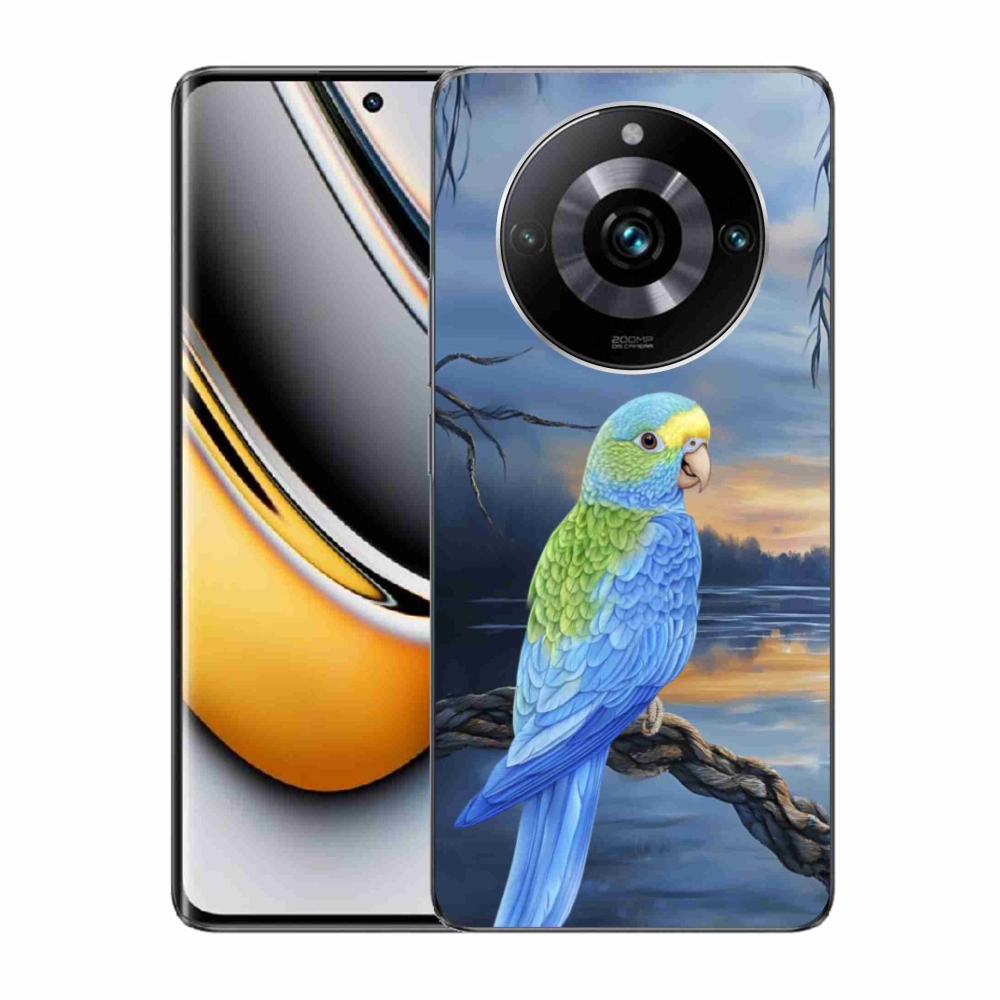 mmCase géltok a Realme 11 Pro 5G/11 Pro+ 5G készülékhez – kék papagáj