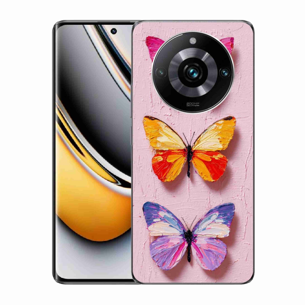 mmCase géltok a Realme 11 Pro 5G/11 Pro+ 5G készülékekhez – pillangós hármas