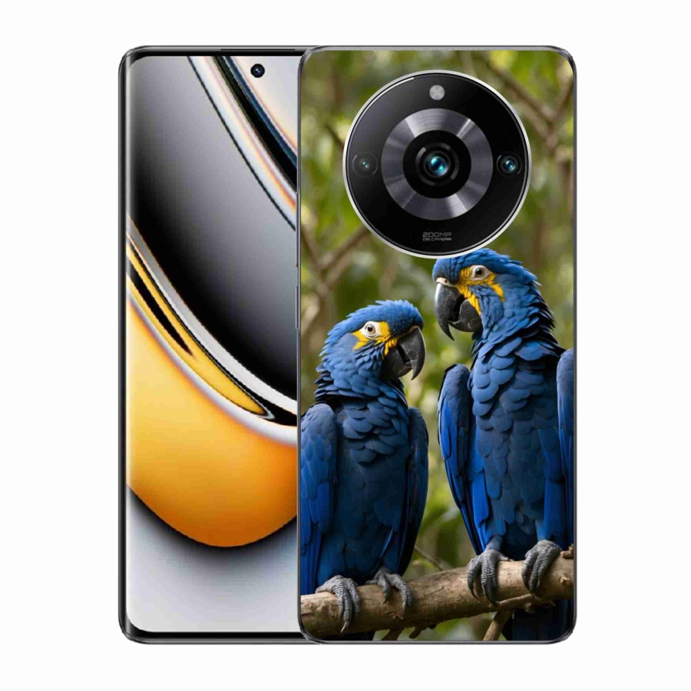 mmCase géltok a Realme 11 Pro 5G/11 Pro+ 5G készülékekhez – papagáj-duó
