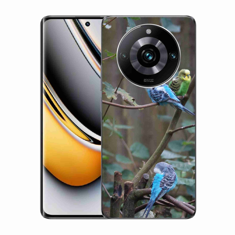 mmCase gél tok a Realme 11 Pro 5G/11 Pro+ 5G készülékekhez – papagájok egy ágon