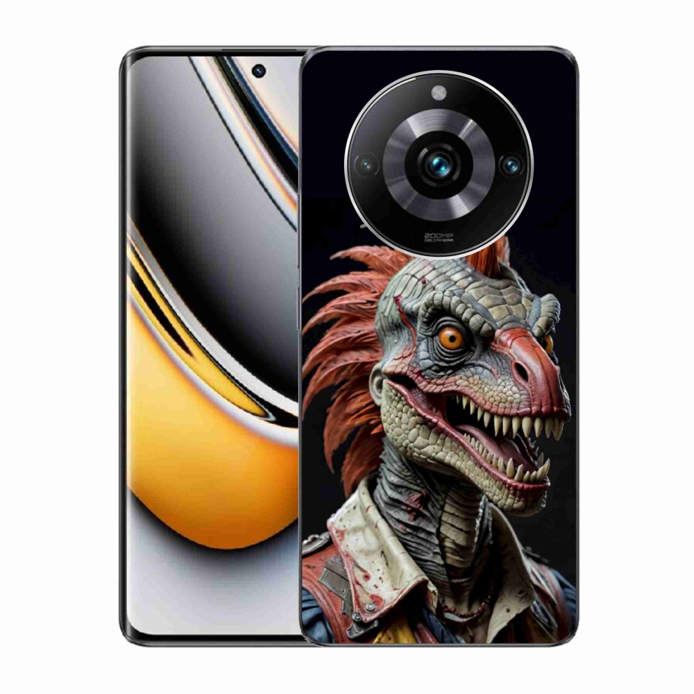 mmCase géltok a Realme 11 Pro 5G/11 Pro+ 5G készülékekhez – punk dinoszaurusz