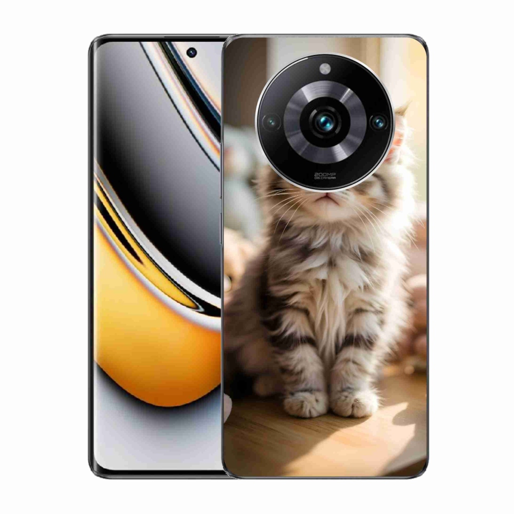 mmCase gél tok a Realme 11 Pro 5G/11 Pro+ 5G készülékekhez – aranyos cica 10