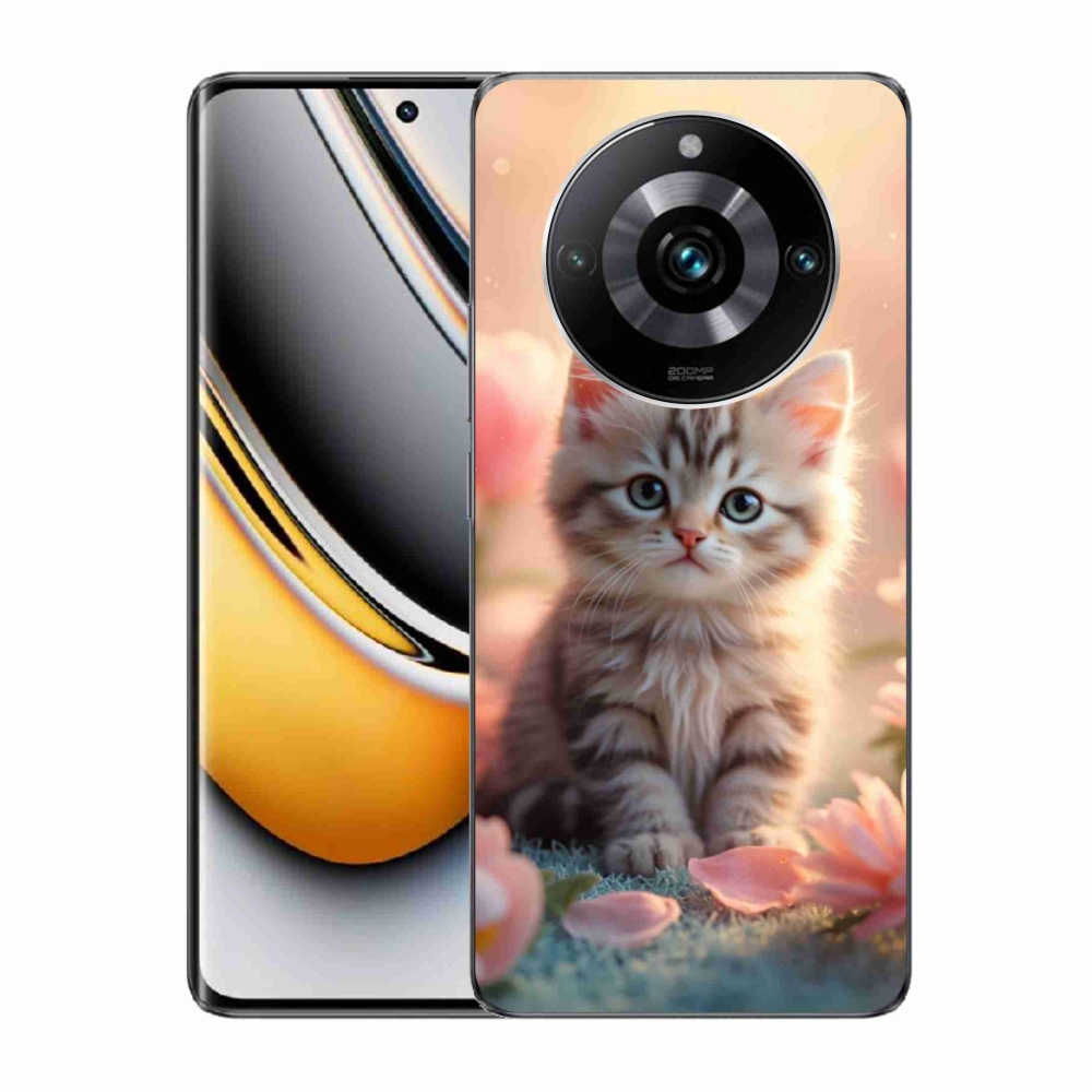 mmCase gél tok a Realme 11 Pro 5G/11 Pro+ 5G készülékekhez – aranyos cica 8