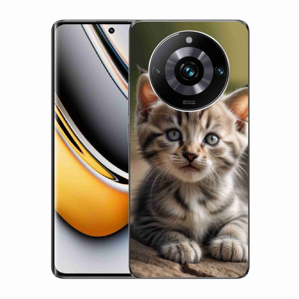 mmCase gél tok a Realme 11 Pro 5G/11 Pro+ 5G készülékekhez – aranyos cica 9