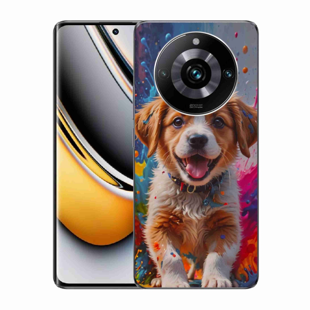mmCase gél tok a Realme 11 Pro 5G/11 Pro+ 5G készülékekhez – aranyos kiskutya 3