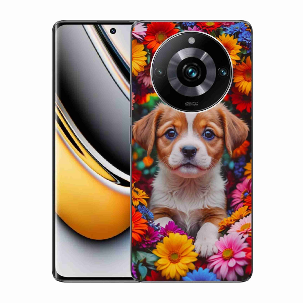mmCase gél tok a Realme 11 Pro 5G/11 Pro+ 5G készülékekhez – aranyos kiskutya