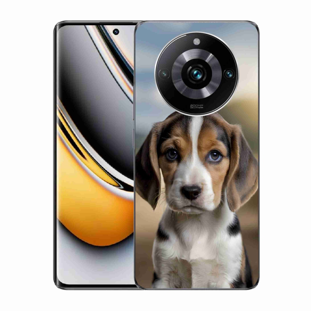 mmCase gél tok a Realme 11 Pro 5G/11 Pro+ 5G készülékekhez – aranyos beagle