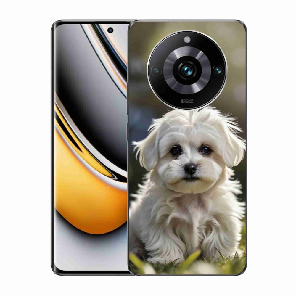 mmCase gél tok a Realme 11 Pro 5G/11 Pro+ 5G készülékekhez – aranyos máltai kutyus