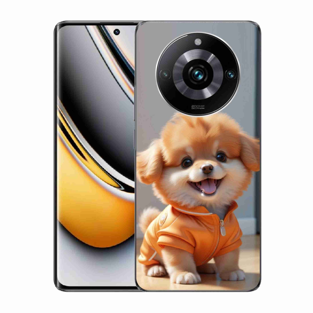 mmCase gél tok a Realme 11 Pro 5G/11 Pro+ 5G készülékekhez – aranyos pomerániai pulóverben