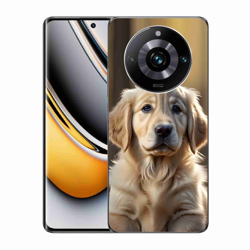 mmCase gél tok a Realme 11 Pro 5G/11 Pro+ 5G készülékekhez – aranyos arany retriever