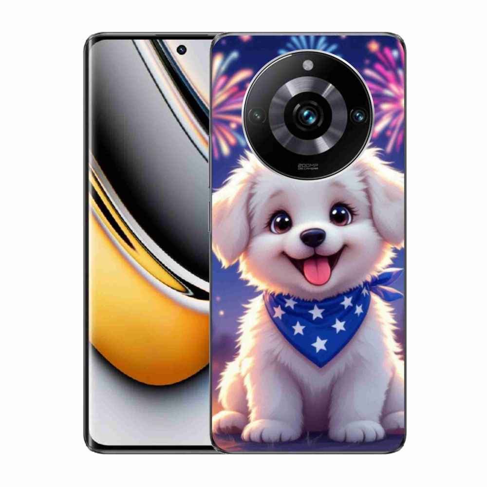 mmCase gél tok a Realme 11 Pro 5G/11 Pro+ 5G készülékekhez – ünnepi kiskutya