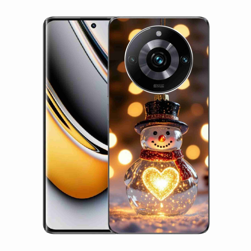 mmCase gél tok a Realme 11 Pro 5G/11 Pro+ 5G készülékekhez – világító karácsonyi hóember
