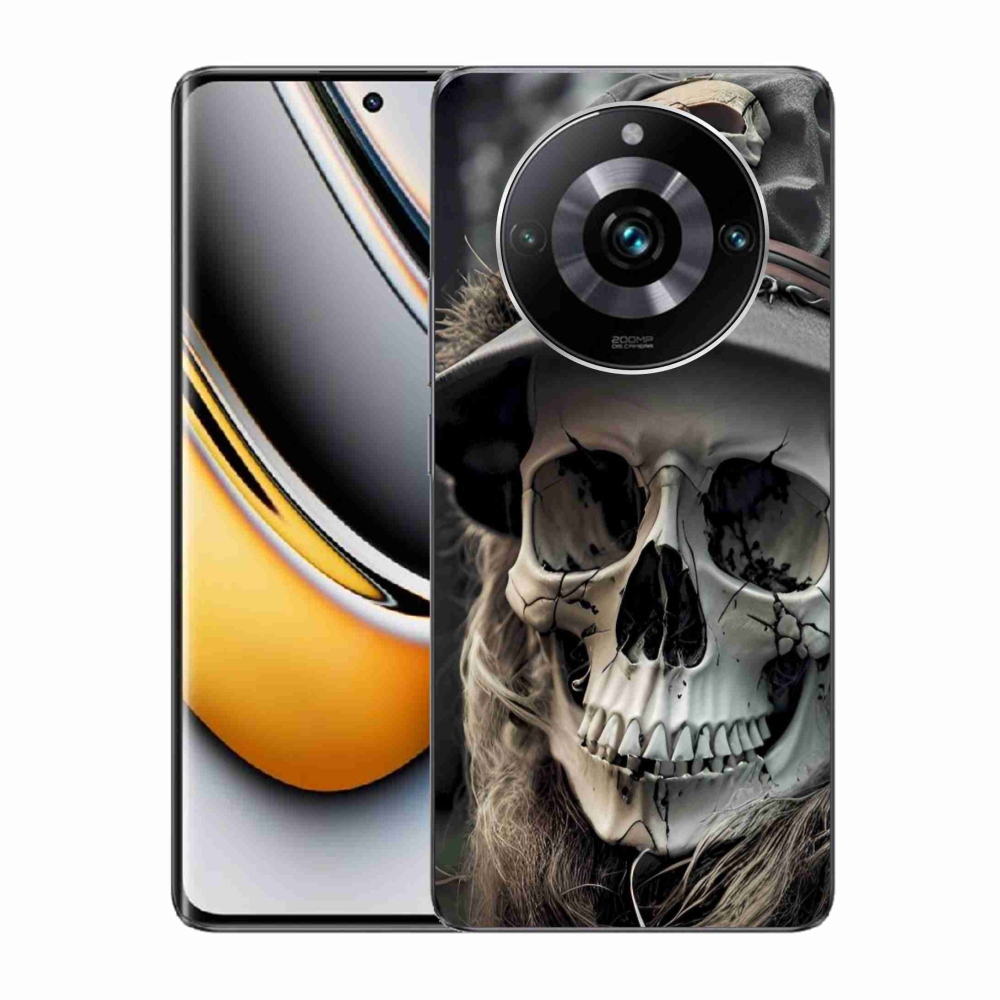 mmCase géltok a Realme 11 Pro 5G/11 Pro+ 5G készülékekhez – sötét koponya