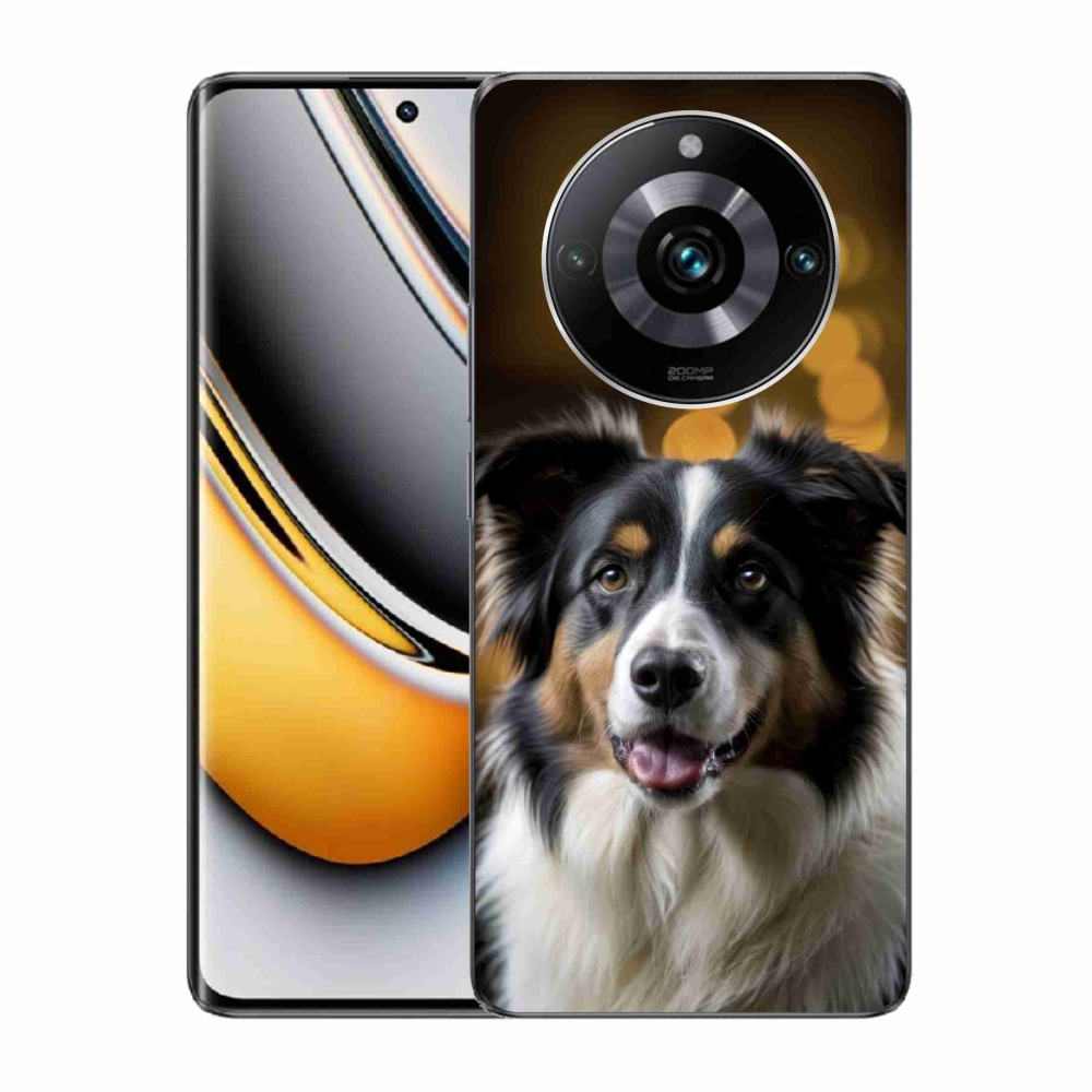 mmCase gél tok a Realme 11 Pro 5G/11 Pro+ 5G készülékhez – mosolygó ausztrál juhászkutya