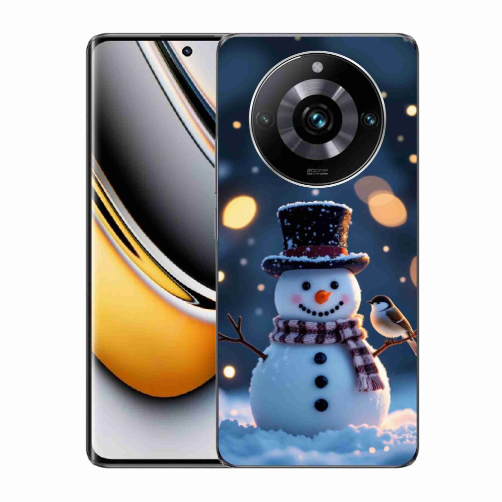 mmCase géltok a Realme 11 Pro 5G/11 Pro+ 5G készülékekhez – karácsonyi hóember