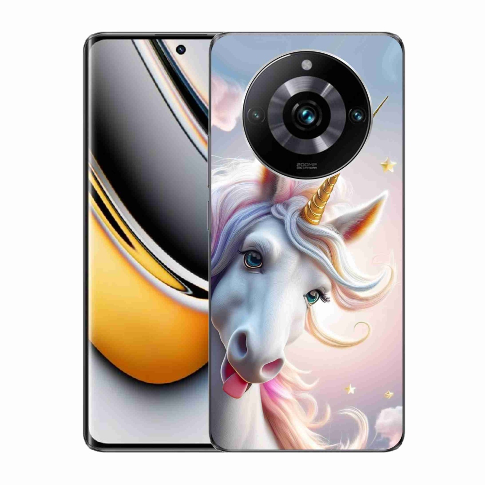 mmCase géltok a Realme 11 Pro 5G/11 Pro+ 5G készülékekhez – vidám egyszarvú
