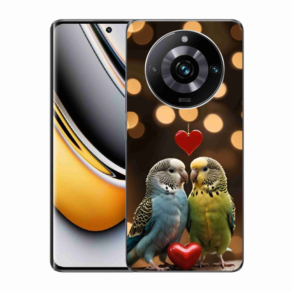 mmCase géltok a Realme 11 Pro 5G/11 Pro+ 5G készülékekhez – szerelmes papagájok