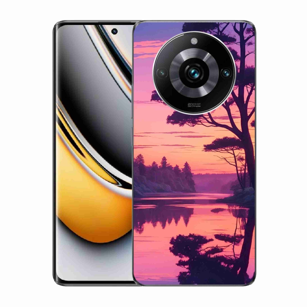 mmCase géltok a Realme 11 Pro 5G/11 Pro+ 5G készülékhez – naplemente a tó felett