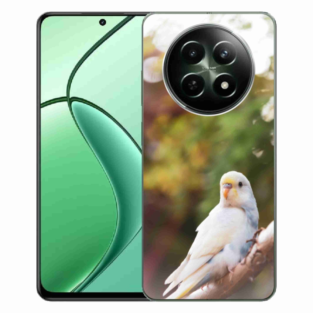 mmCase gél tok a Realme 12 5G/12x 5G-hez – fehér papagáj