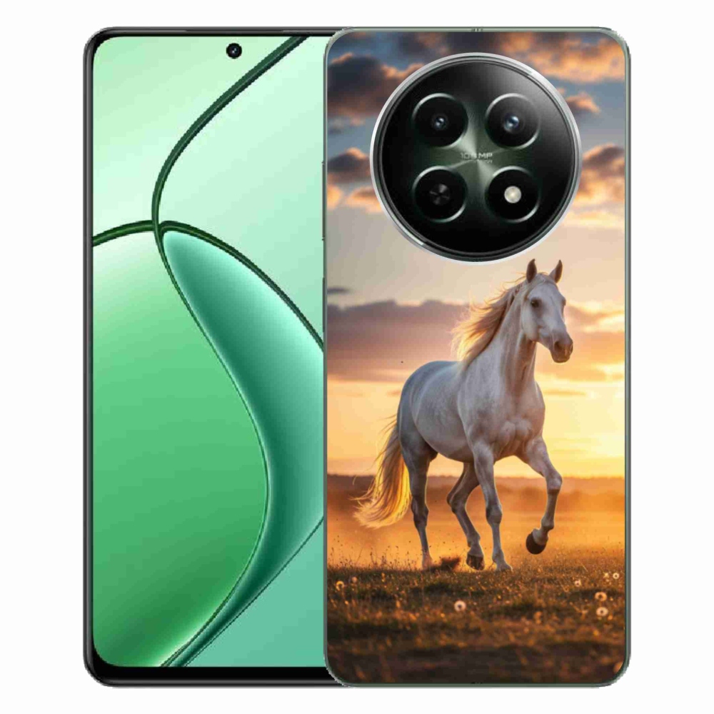 mmCase gél tok a Realme 12 5G/12x 5G készülékhez – futó fehér ló 2