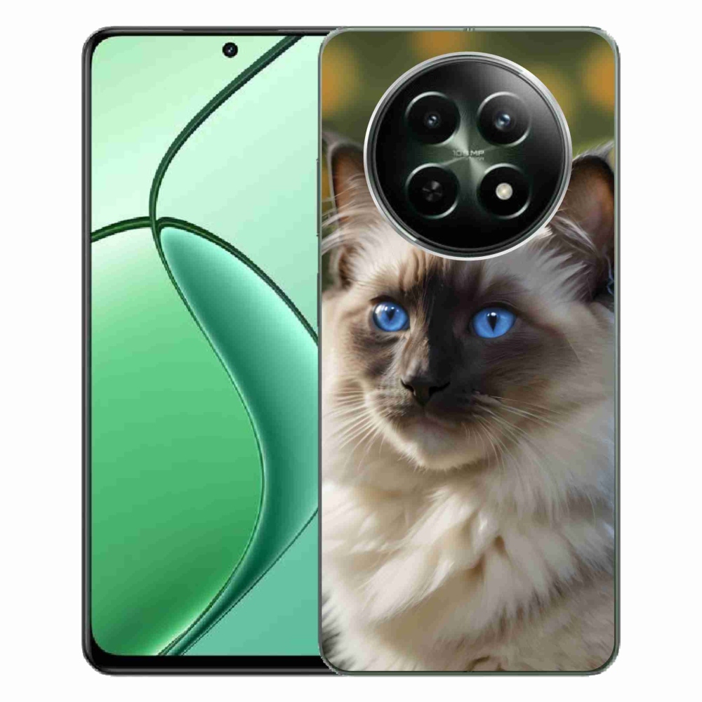 mmCase gél tok a Realme 12 5G/12x 5G-hez – fehér ragdoll