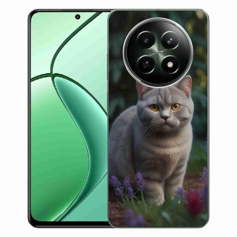 mmCase gél tok a Realme 12 5G/12x 5G-hez – brit macska
