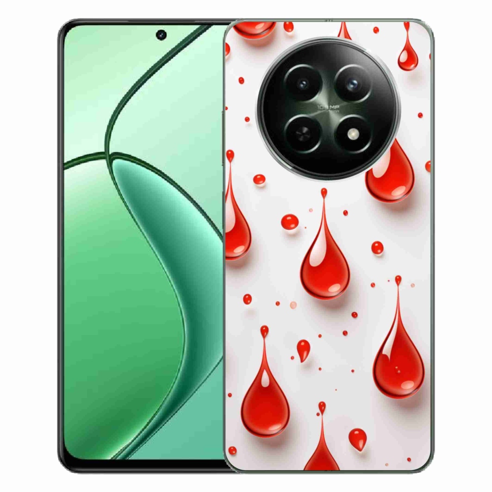 mmCase gél tok a Realme 12 5G/12x 5G-hez – piros cseppek