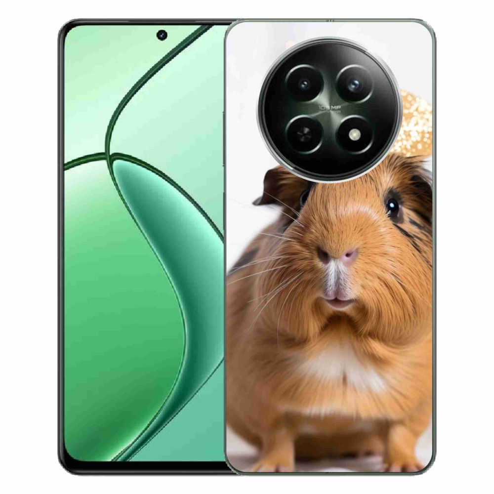 mmCase gél tok a Realme 12 5G/12x 5G készülékhez – barna tengerimalac