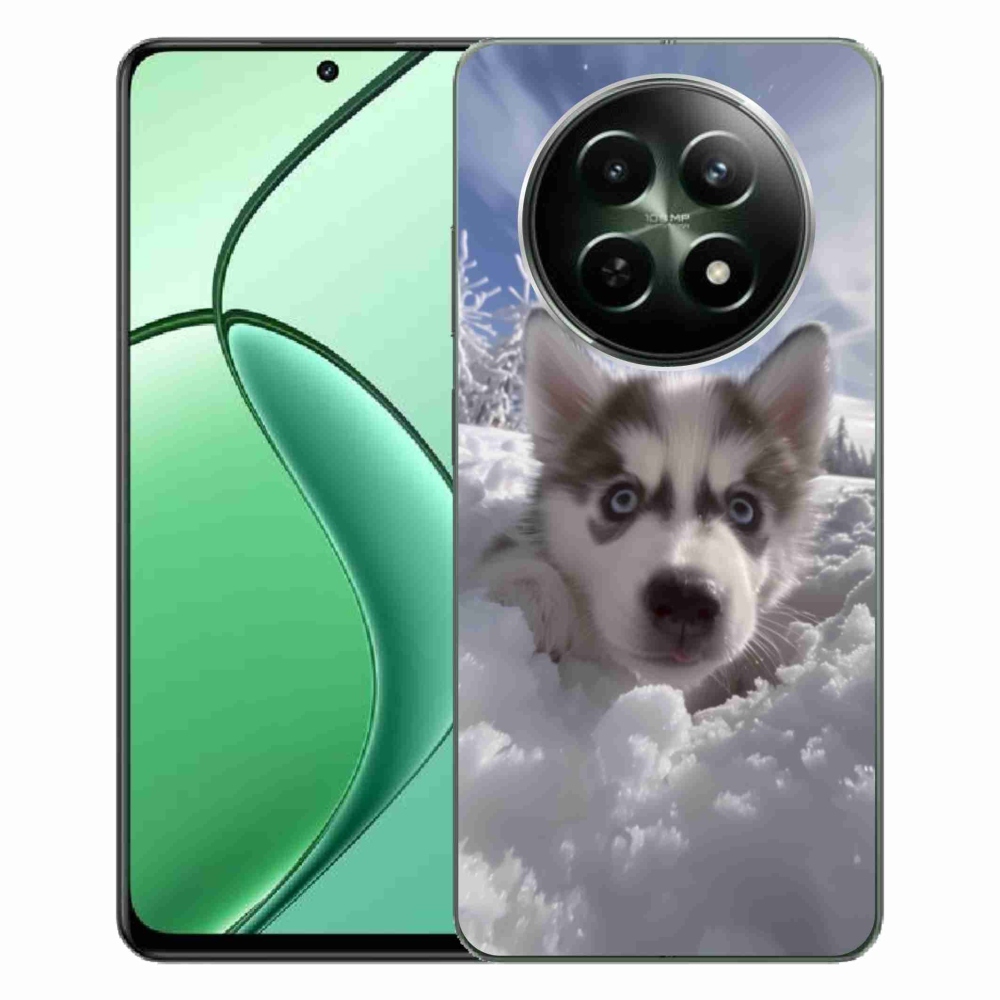 mmCase gél tok a Realme 12 5G/12x 5G-hez – husky a hóban