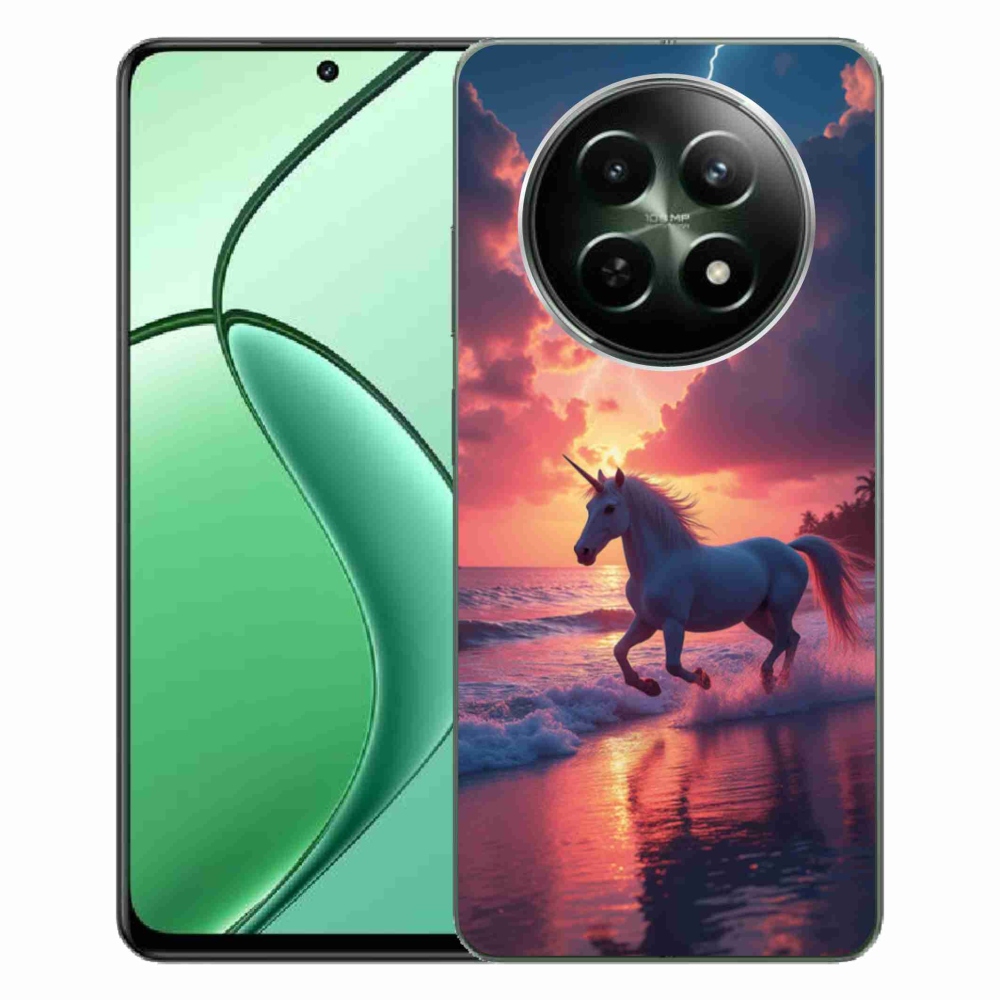 mmCase gél tok a Realme 12 5G/12x 5G-hez – egyszarvú a tengerparton