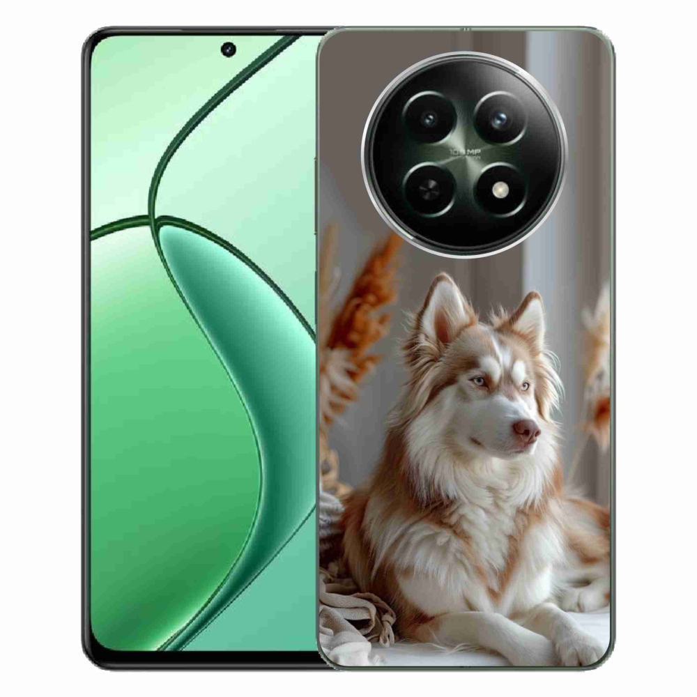 mmCase gél tok a Realme 12 5G/12x 5G-hez – nyugodt szibériai husky