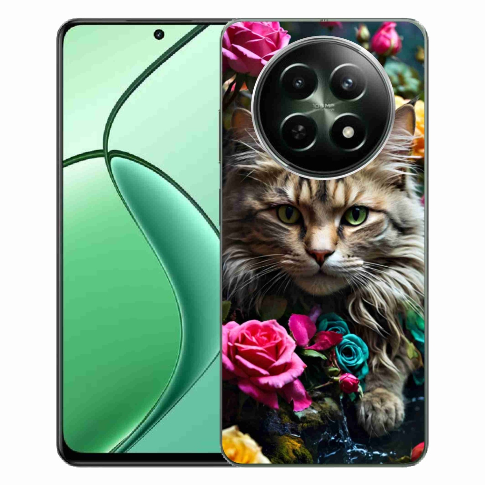 mmCase gél tok a Realme 12 5G/12x 5G készülékhez – macskás mintás 2