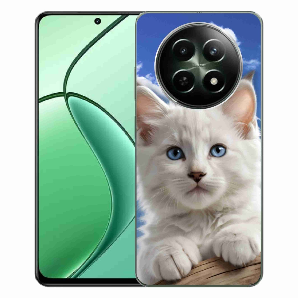 mmCase gél tok a Realme 12 5G/12x 5G-hez – cica és felhők