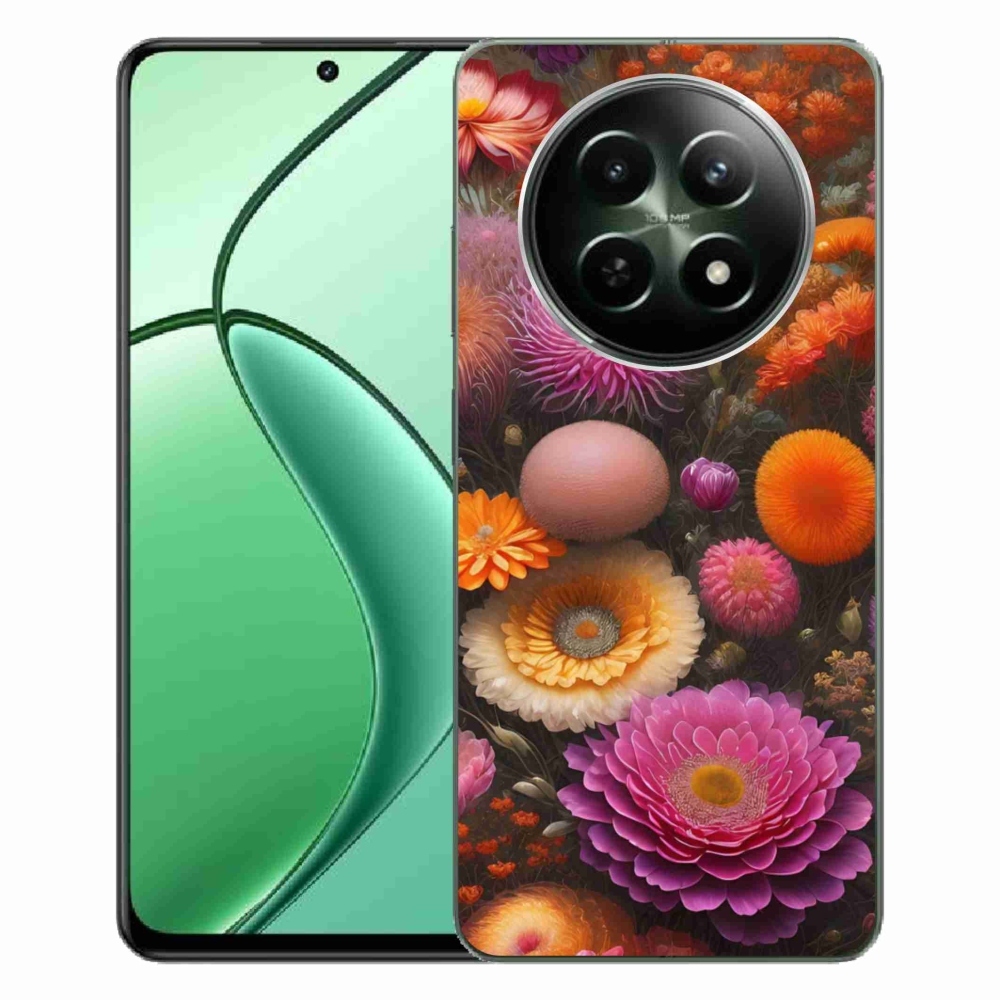 mmCase gél tok a Realme 12 5G/12x 5G készülékhez – virágkompozíció