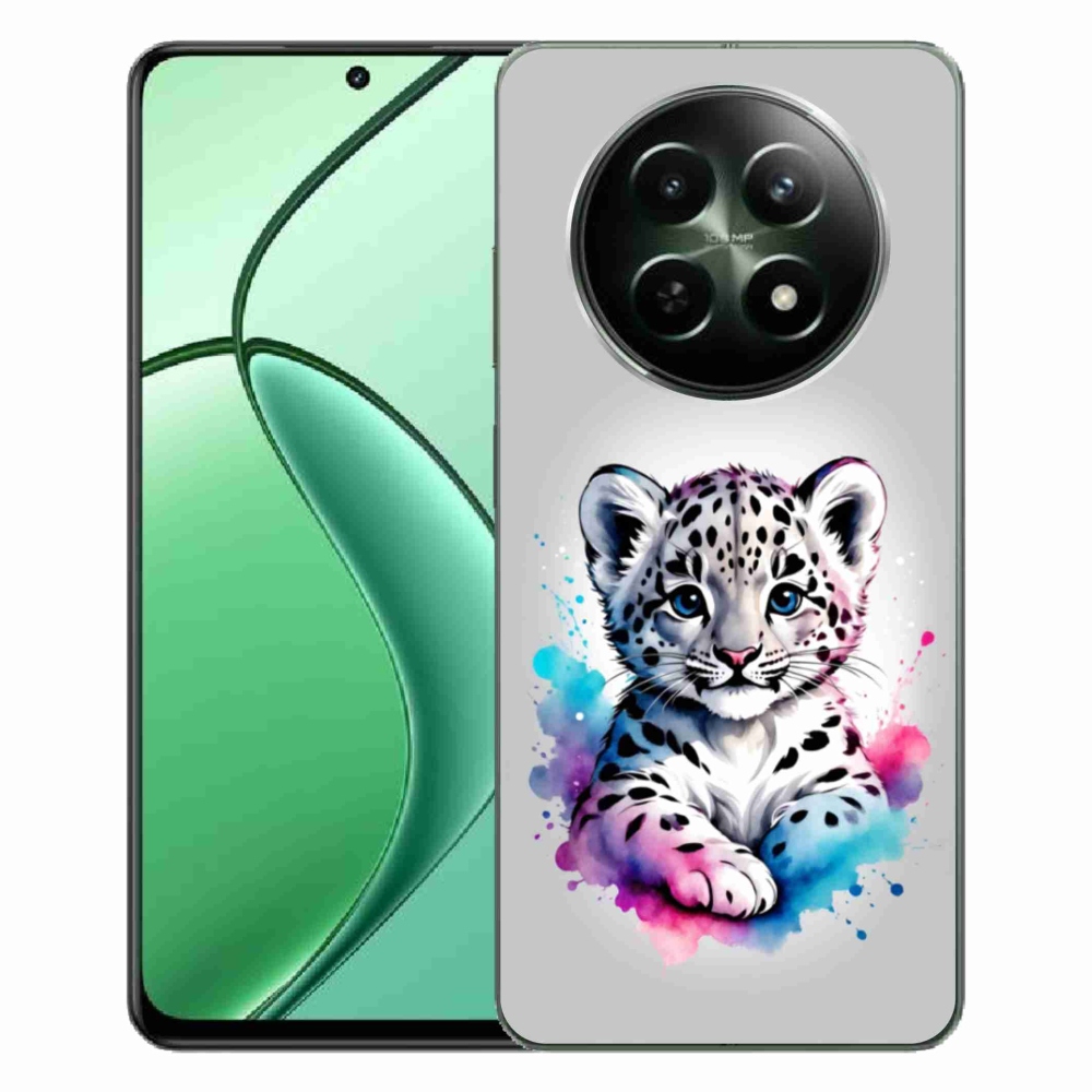 mmCase gél tok a Realme 12 5G/12x 5G készülékhez – leopárdkölyök