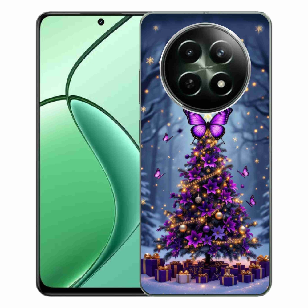 mmCase gél tok a Realme 12 5G/12x 5G készülékhez – pillangós karácsonyfa