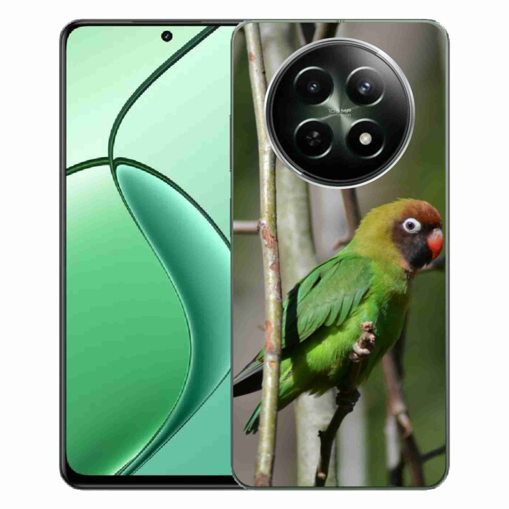 mmCase gél tok a Realme 12 5G/12x 5G készülékhez – agapornis papagáj