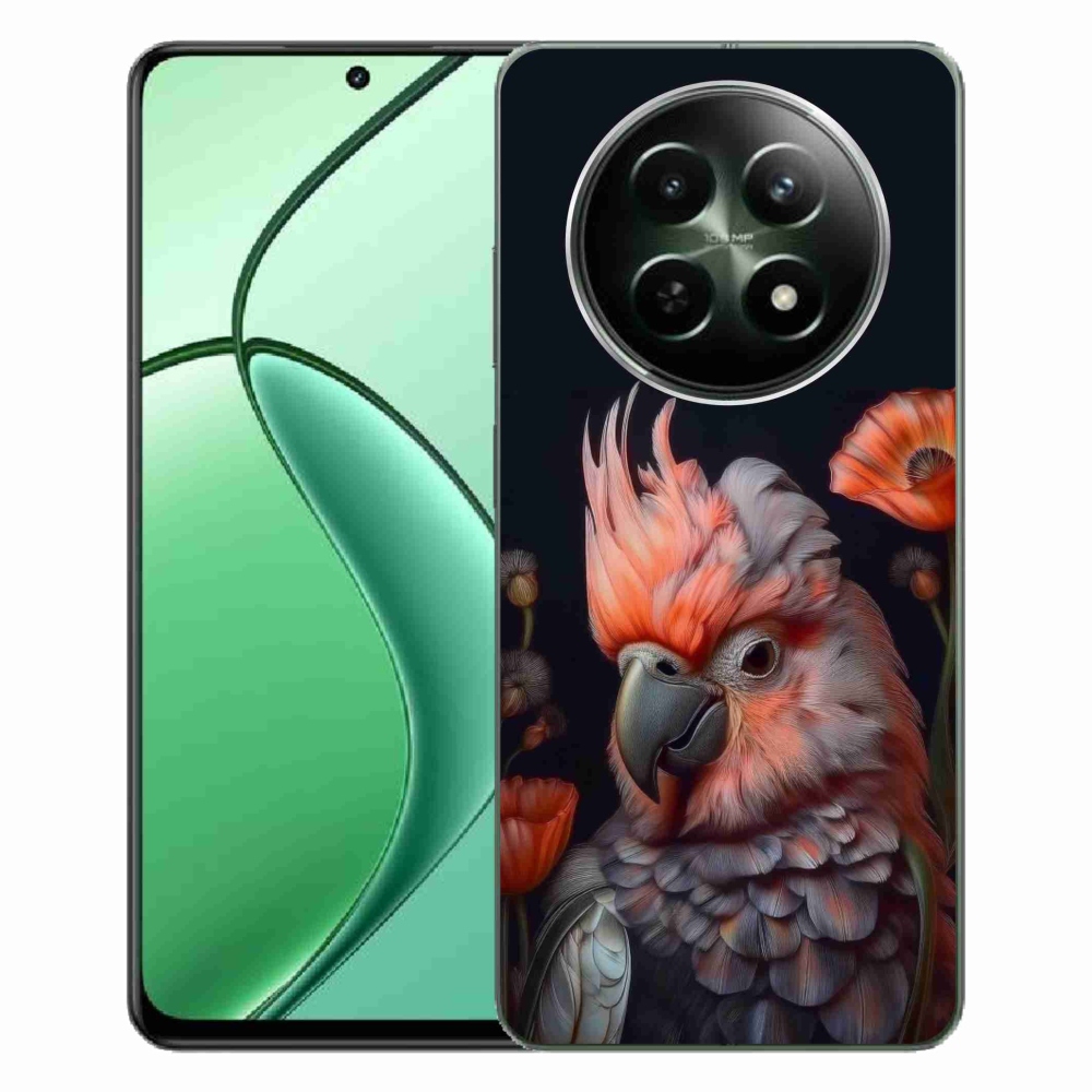 mmCase gél tok a Realme 12 5G/12x 5G készülékhez – színes kakadu papagáj