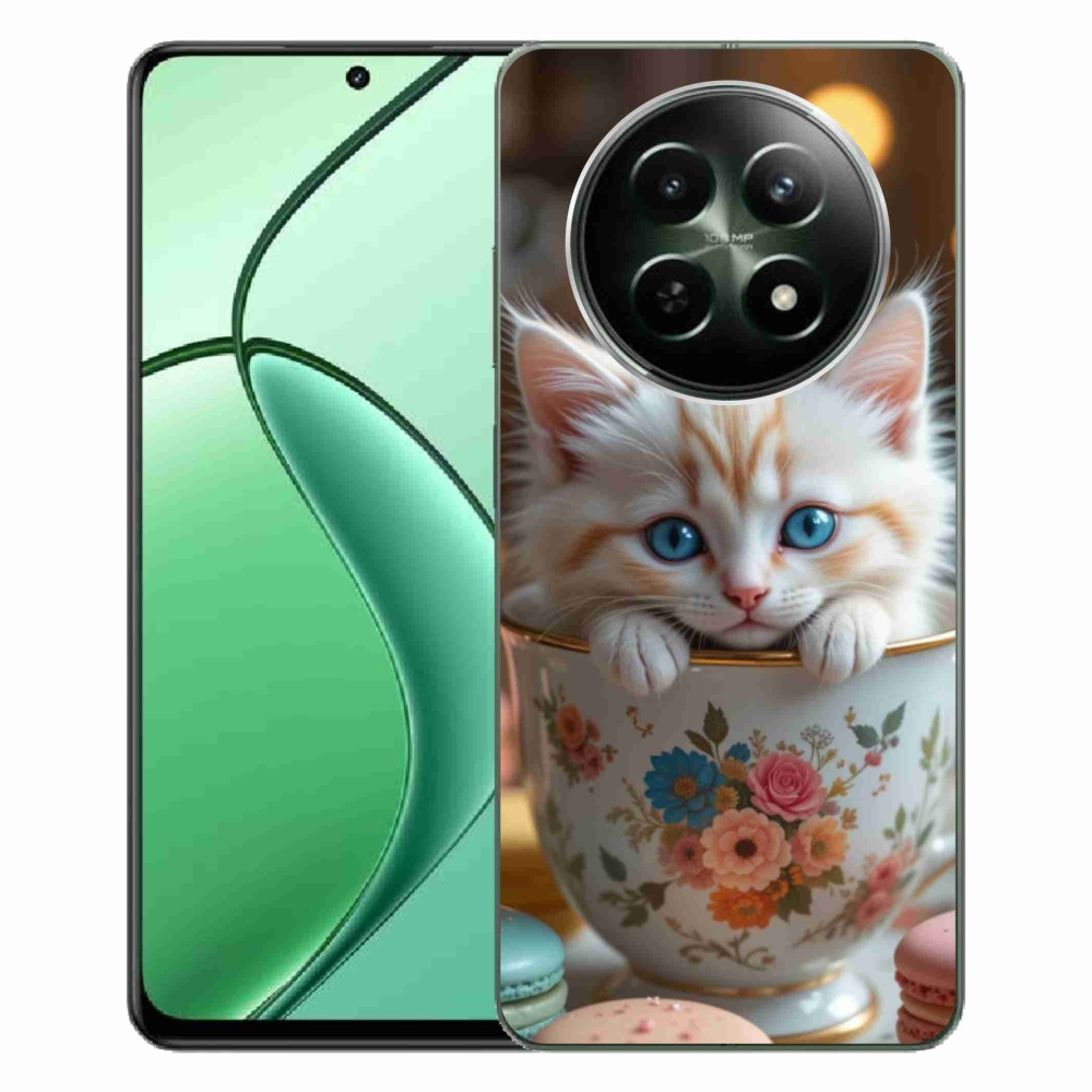 mmCase gél tok a Realme 12 5G/12x 5G-hez – aranyos cica 6