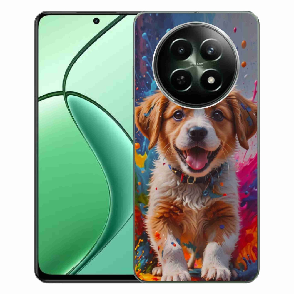 mmCase gél tok a Realme 12 5G/12x 5G készülékhez – aranyos kiskutya 3