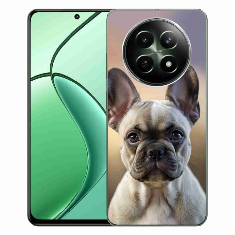 mmCase gél tok a Realme 12 5G/12x 5G-hez – aranyos francia buldog