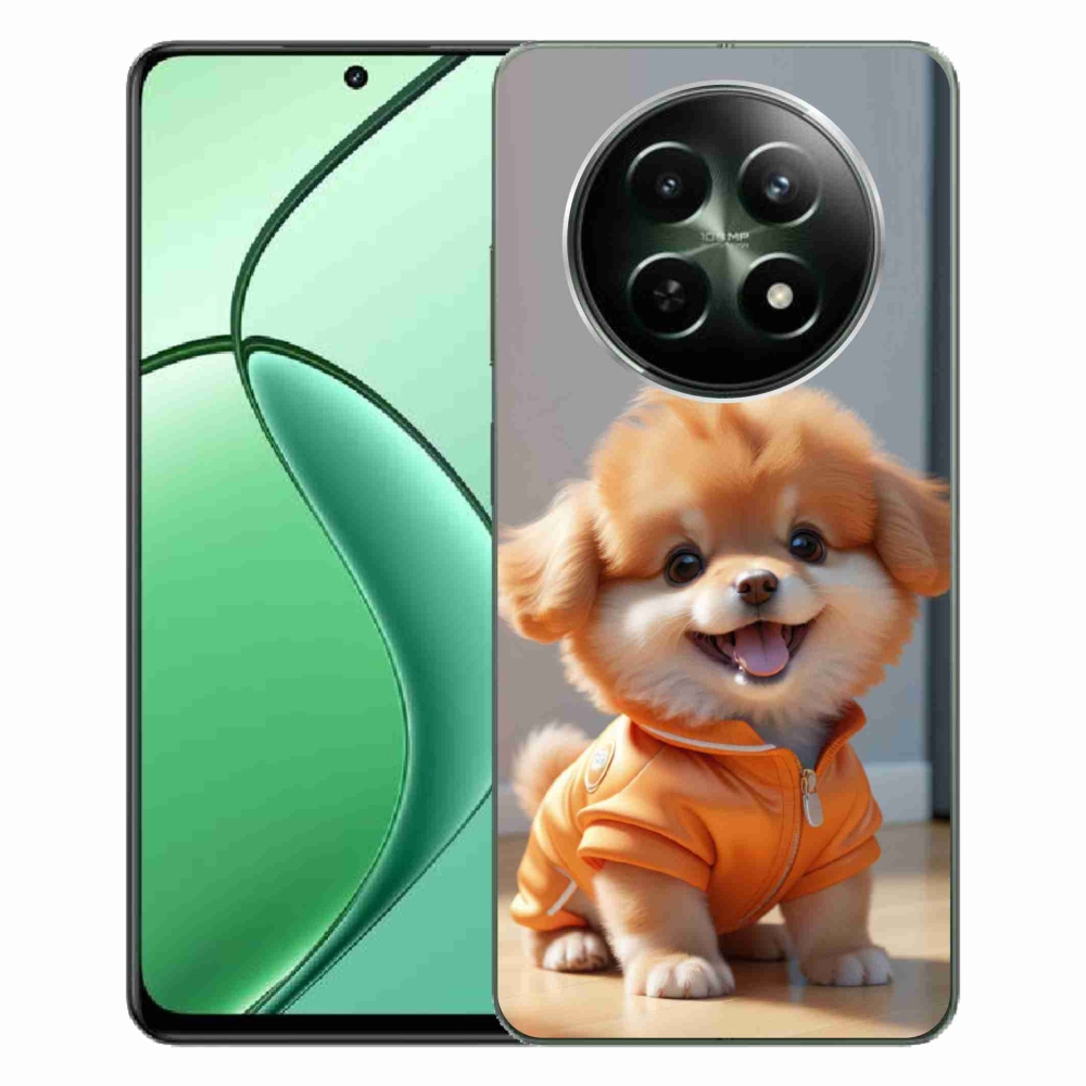 mmCase gél tok a Realme 12 5G/12x 5G-hez – aranyos pomerániai pulóverben
