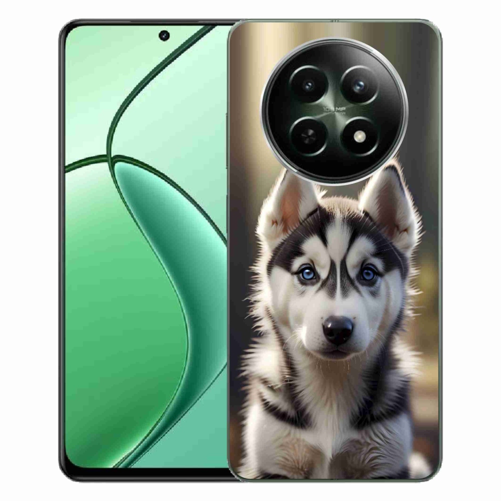 mmCase gél tok a Realme 12 5G/12x 5G-hez – aranyos szibériai husky